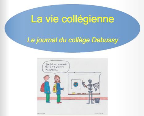 Journal du collège : numéro 1 !