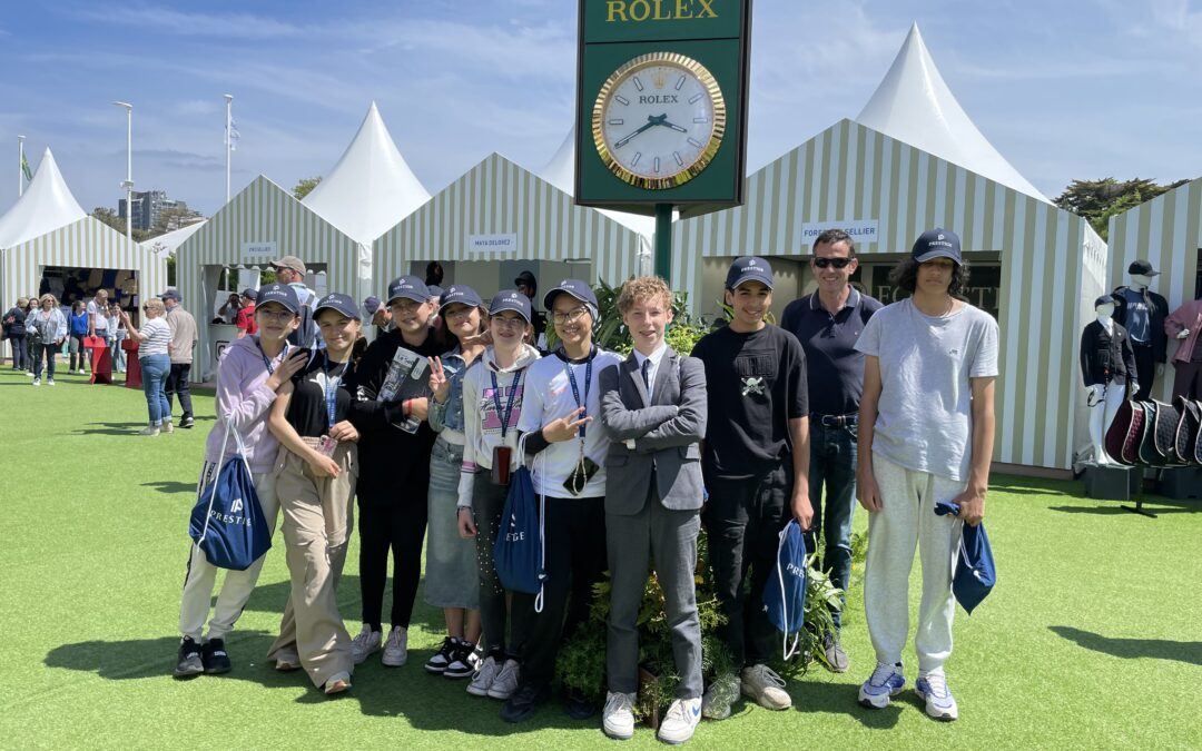 Les élèves de la Section Sportive Equitation au Jumping de La Baule